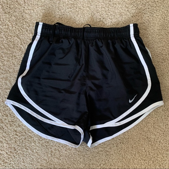 black nike tempo running shorts - Picture 1 of 5